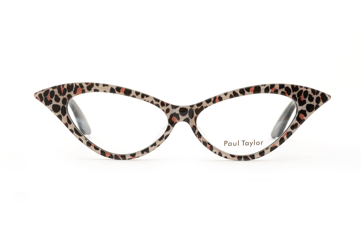 DORIS Optical Glasses K4 Tan Orange Black Leopard - Paul Taylor Eyewear