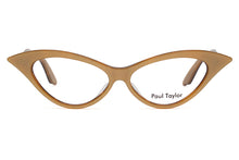 Load image into Gallery viewer, DORIS Optical Glasses YWG Golden Light Bronzed FRONT with Golden Honey Tortoiseshell TEMPLES - Paul Taylor Eyewear