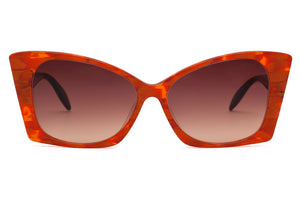 M9 Burnt Orange Mottled FRONT with Tiger TEMPLES