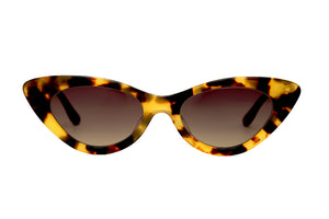 M228/M100 POLARISED Light & Dark Marble Tortoiseshell FRONT with Black TEMPLES