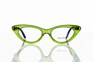 SOLD OUT!!! M014 Lime Olive Green FRONT with Violet TEMPLES