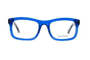 A203 Royal Blue FRONT with Dark Blue & Black Fleck Tortoiseshell TEMPLES