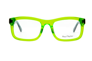 J19 Transparent Lime FRONT with Bright Transparent Green TEMPLES