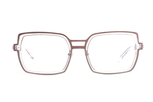 S000/GREY Grey STAINLESS STEEL with Crystal Clear ACETATE