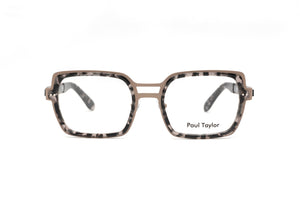 M695 Grey STAINLESS STEEL with Black Grey Tortoiseshell ACETATE