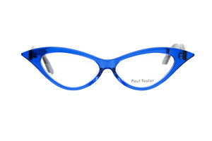A203 Royal Blue FRONT with Dark Blue & Black Fleck Tortoiseshell TEMPLES