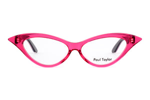 JA504 Deep Cocktail Rose FRONT with Fuchsia Pink Tiger TEMPLES