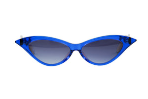 A203 Royal Blue FRONT with Dark Blue & Black Fleck Tortoiseshell TEMPLES