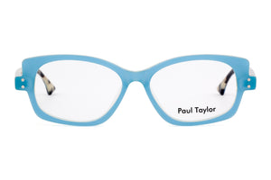 CA5 Shimmer Mid Blue FRONT with Brown/Cream Blue & Black Tortoiseshell