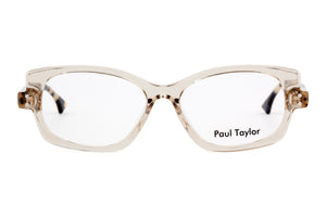 M58 Transparent Light Caramel FRONT with Dark & Light Tortoiseshell TEMPLES