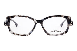 M65 Black Crystal Grey flecked FRONT with Silver Marble TEMPLES....HAS MORE VARIANCE IN THE ACETATE PATTERN....ONLY 2 PAIRS!!!