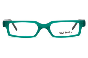 K50 Opaque Jade FRONT with Multi Green patterned TEMPLES