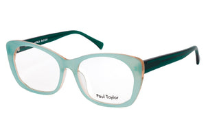 CA36 Shimmer Mid Green FRONT with Bottle Green TEMPLES