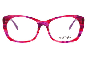 E16 Pink & Purple Swirl FRONT with Pink & Purple Underlay TEMPLES