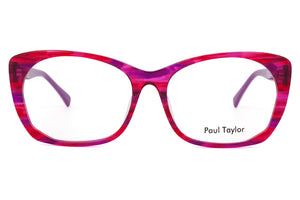 E16 Pink & Purple Swirl FRONT with Pink & Purple Underlay TEMPLES