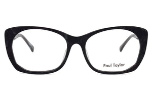 M66 Black Marble FRONT with Silver Marble TEMPLES