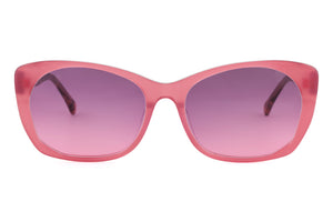 CA3 Shimmer Pink FRONT with Pink Brown Tortoiseshell TEMPLES