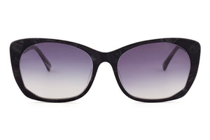 M66 Black Marble FRONT with Silver Marble TEMPLES