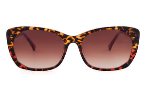 M82 Tortoiseshell to Red graduation FRONT with Red TEMPLES