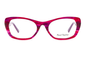 E16 Pink & Purple Swirl FRONT with Pink & Purple Underlay TEMPLES