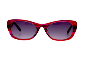 E16 Pink & Purple Swirl FRONT with Pink & Purple Underlay TEMPLES