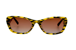 LE32 Yellow Black Pearl FRONT with Black TEMPLES