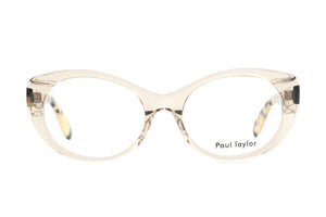 M58 Transparent Light Caramel FRONT with Dark & Light Tortoiseshell TEMPLES