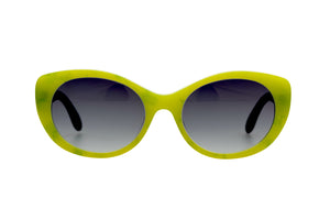 P7 Tutti-Frutti Lime FRONT with Green Marble Patterned TEMPLES