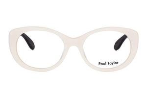 Y32/K20 Pearl White FRONT with Black TEMPLES...ONE PAIR ONLY!!! HAS A VERY SLIGHT IMPERFECTION IN THE ACETATE FINISH, HARDLY NOTICEABLE.