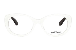 Y32/K20 Pearl White FRONT with Black TEMPLES