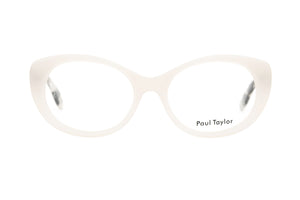 E6H Warm White FRONT with Black White & Crystal Fleck TEMPLES