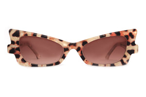 M46 Dark Brown Orange Bronze Pearl Leopard