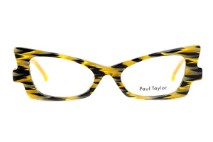 V2 Yellow Black Patterned FRONT with Honey Mustard Yellow TEMPLES