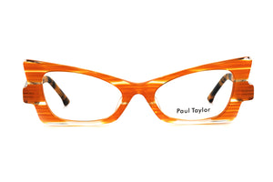 ZORV Orange Venetian with Orange Tortoiseshell TEMPLES