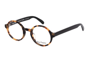 M228/M100 Light & Dark Marble Tortoiseshell FRONT with Black TEMPLES