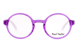 38M Transparent Vibrant Lilac Purple FRONT with Mauve TEMPLES