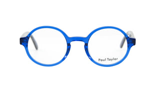 A203 Royal Blue FRONT with Dark Blue & Black Fleck Tortoiseshell TEMPLES