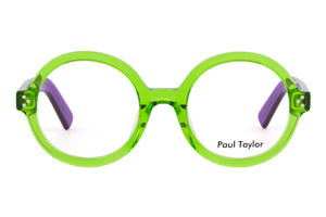 A16 Lime Green FRONT with Purple TEMPLES