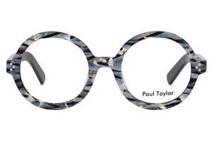 +++ DISCONTINUED SEE SALE PAGE+++ Y4/M100 Black Pearl Silver and Crystal Patterned FRONT with Black TEMPLES