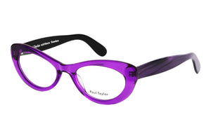 L3 Purple Violet FRONT with Purple Marbled TEMPLES