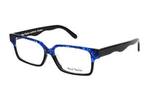 X10 Dark Blue Pattern to Black with Black TEMPLES