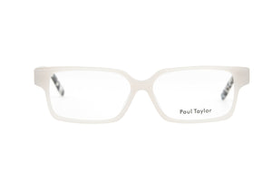 E6H Warm White FRONT with Black White & Crystal Fleck TEMPLES