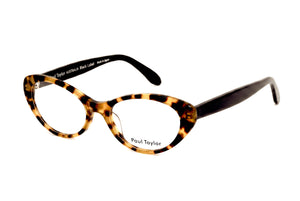 M228/M100 Light & Dark Marble Tortoiseshell FRONT with Black TEMPLES