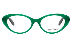 Z2 Opaque Jade FRONT with Green Leopard TEMPLES