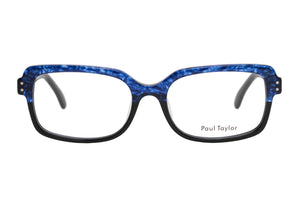 X10 Dark Blue Pattern to Black with Black TEMPLES