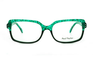 ZM2 Mottle Bottle Green to Black FRONT with Mottle Bottle Green TEMPLES