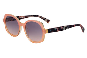 A14 Pink Yellow Fade FRONT with Pink Tortoiseshell TEMPLES