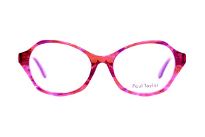 E16 Pink & Purple Swirl FRONT with Pink & Purple Underlay TEMPLES
