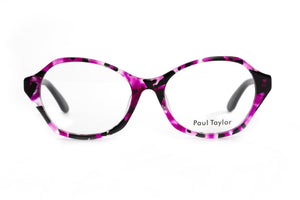 Z53/M100 Purple Mottle FRONT with Black TEMPLES