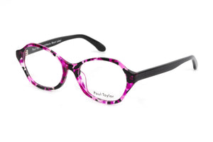 Z53/M100 Purple Mottle FRONT with Black TEMPLES